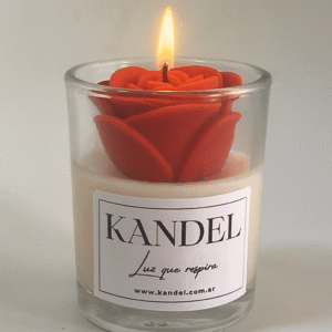 Vaso Little + Rosa “Encanto”