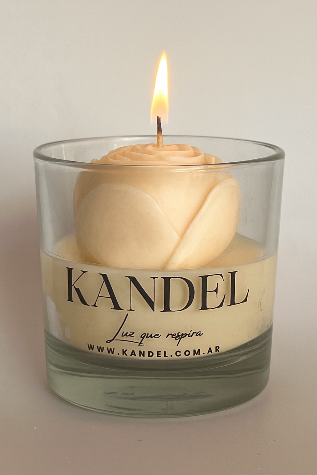 Vaso Tenesse + Rosa “Amanecer”