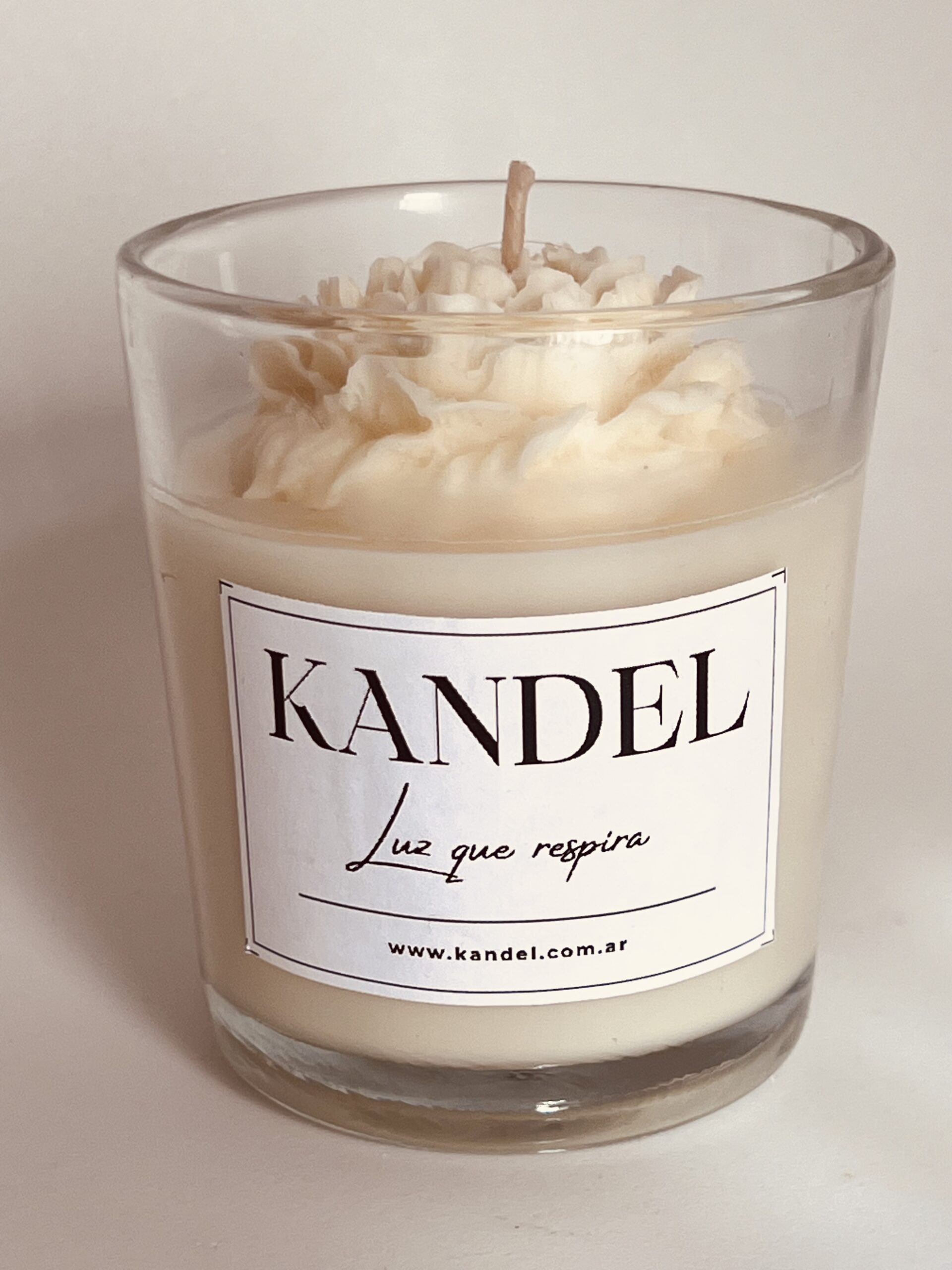 Vela con Peonía “Elise” - Imagen 4