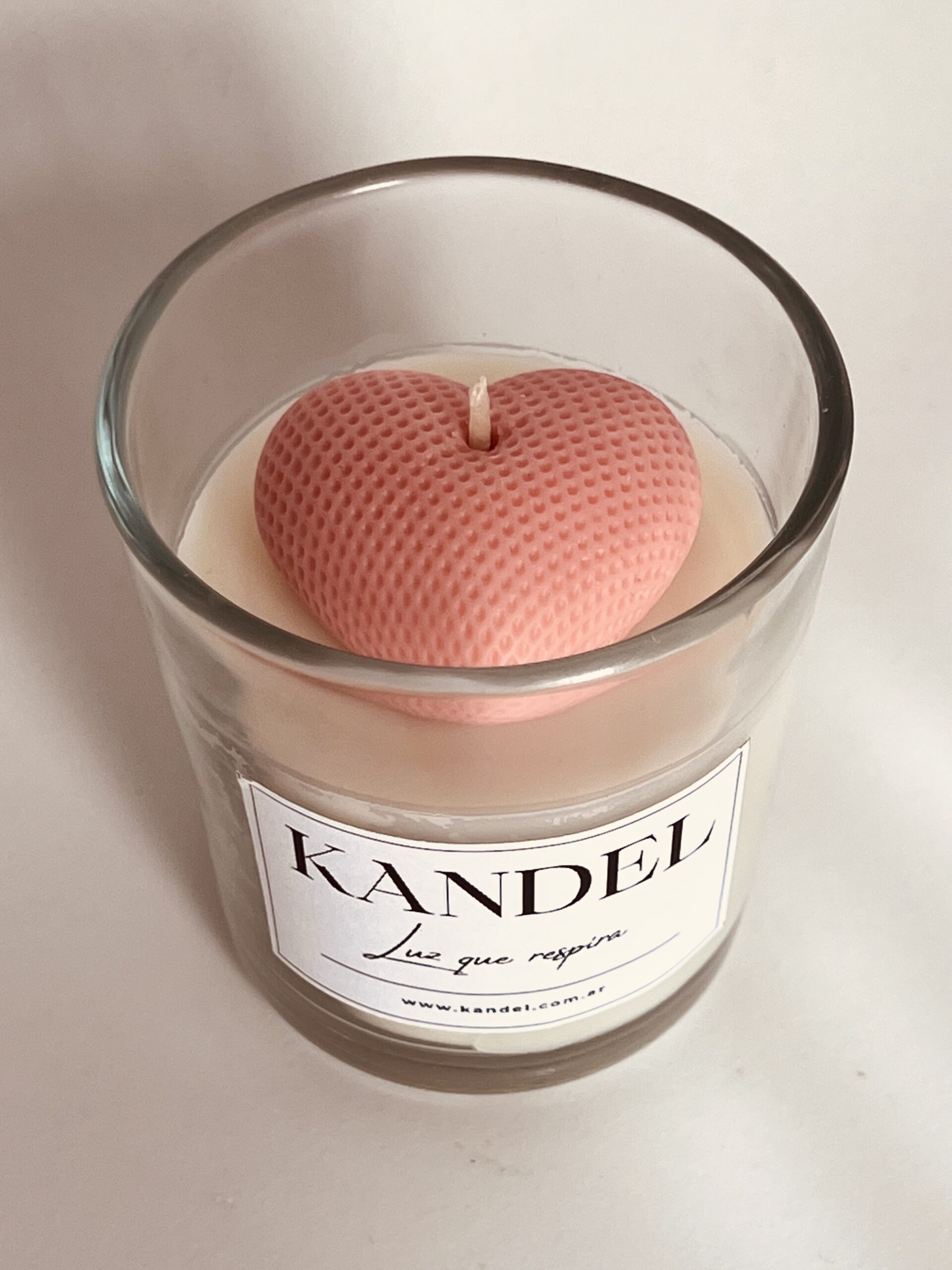 Vela "Natural con Corazón" - Imagen 7