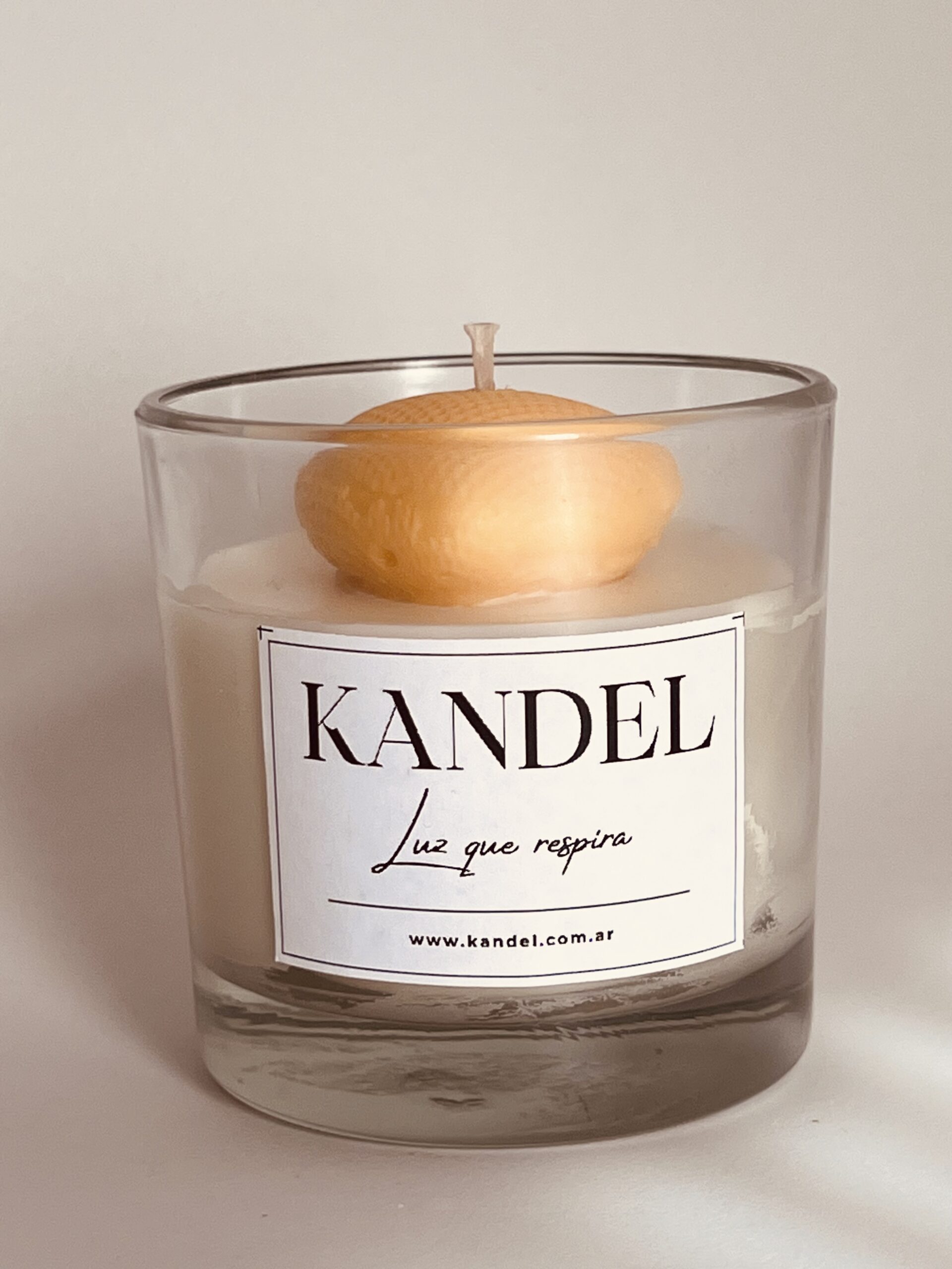 Vela "Natural con Corazón" - Imagen 3