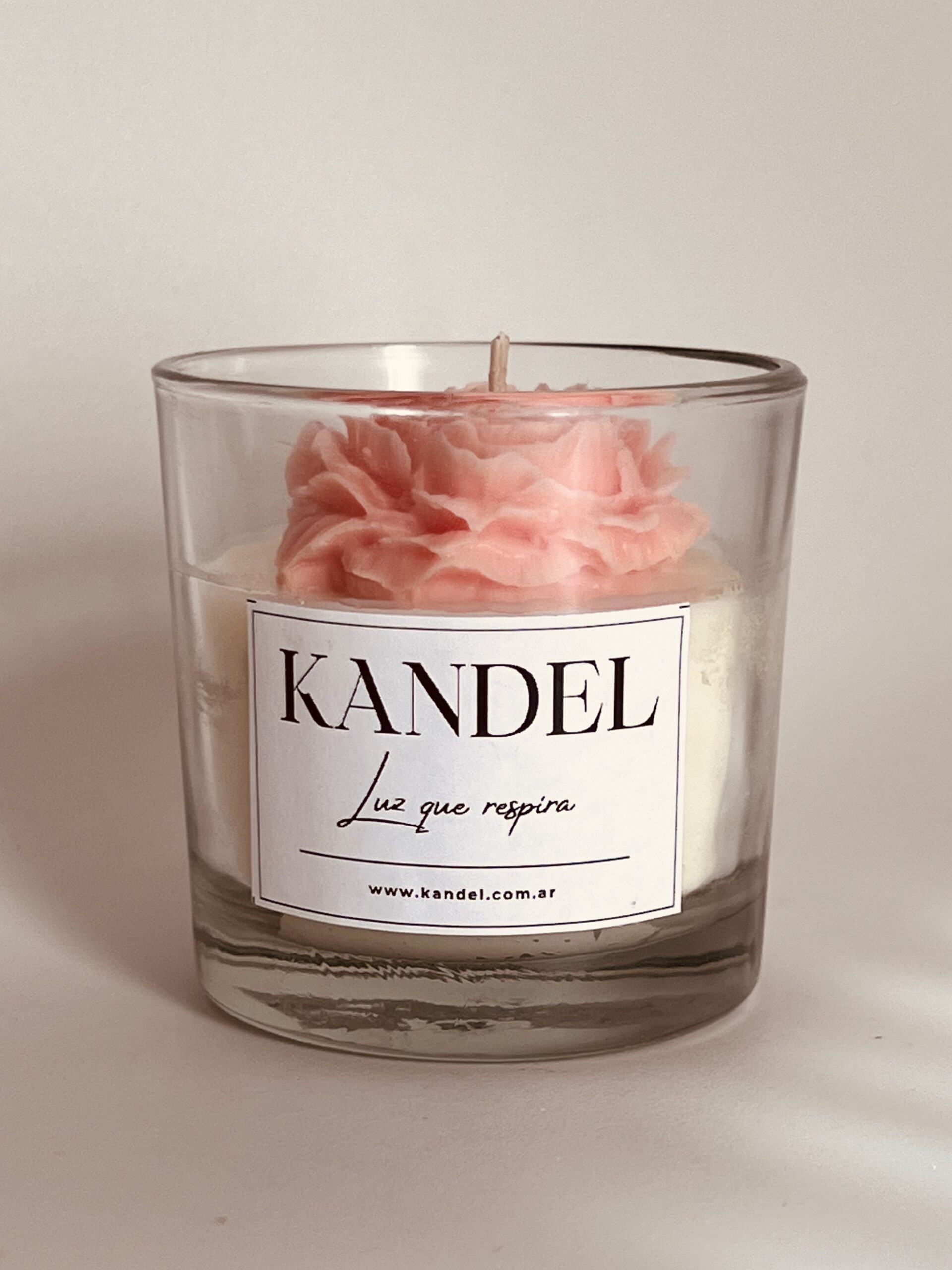 Vela con Peonía “Elise” - Imagen 7