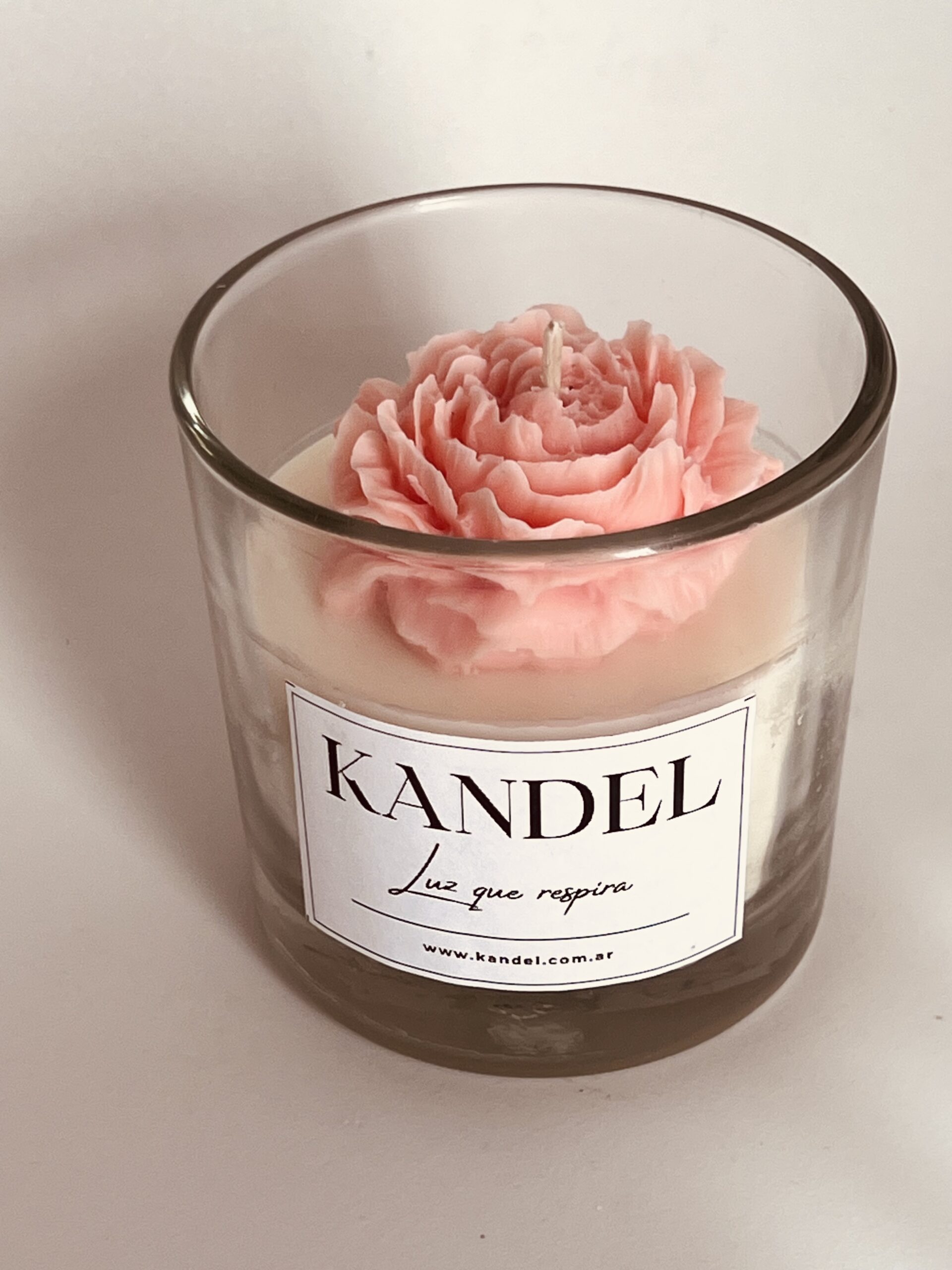 Vela con Peonía “Elise” - Imagen 5