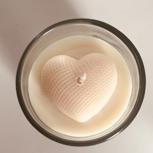 Vela "Natural con Corazón"